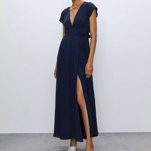 Aritzia Babaton Lexia wrap dress